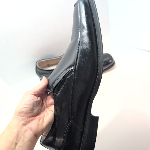 Florsheim Men's Leather Slip On Dress Shoes Black Size 14 3E - Picture 2 of 8